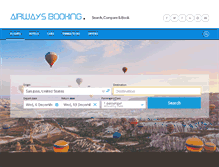 Tablet Screenshot of airwaysbooking.com